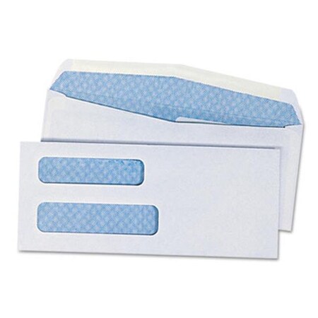 Double Window Business Envelope- #8 5/8- White- 500/Box